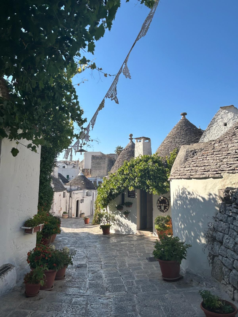 Die berühmten Trulli-Häuser in Alberobello
